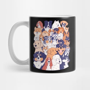 Cute dogs breeds art Mug